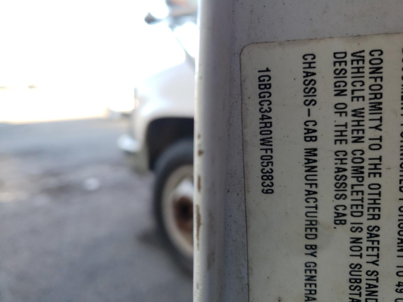 1998 CHEVROLET GMT-400 C3 - 1GBHC33F4WF053838