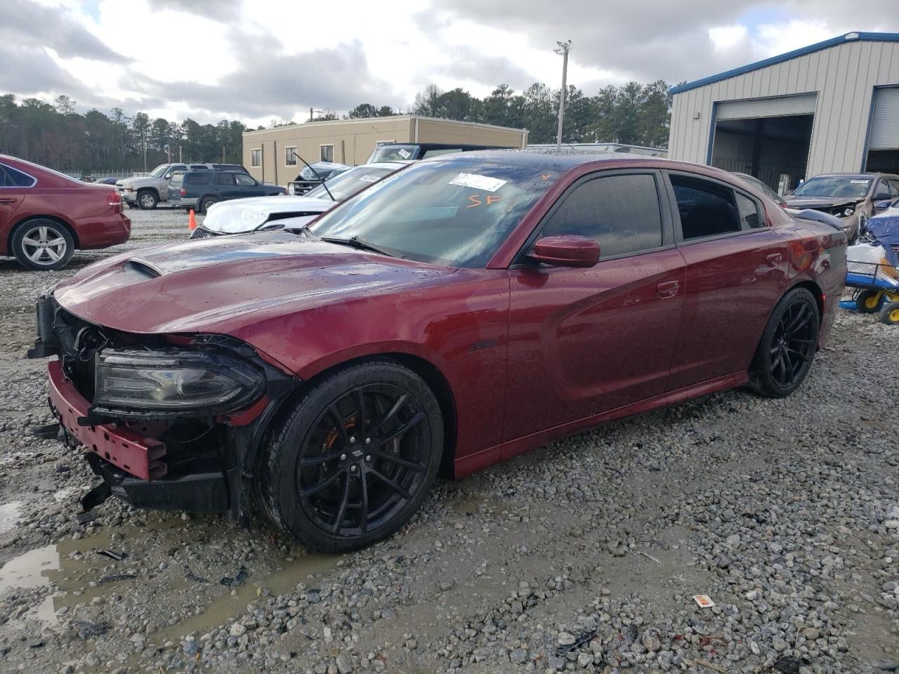 Dodge Charger R/T 392 2018 Burgundy 6.4L 8 vin: 2C3CDXGJ8JH200621