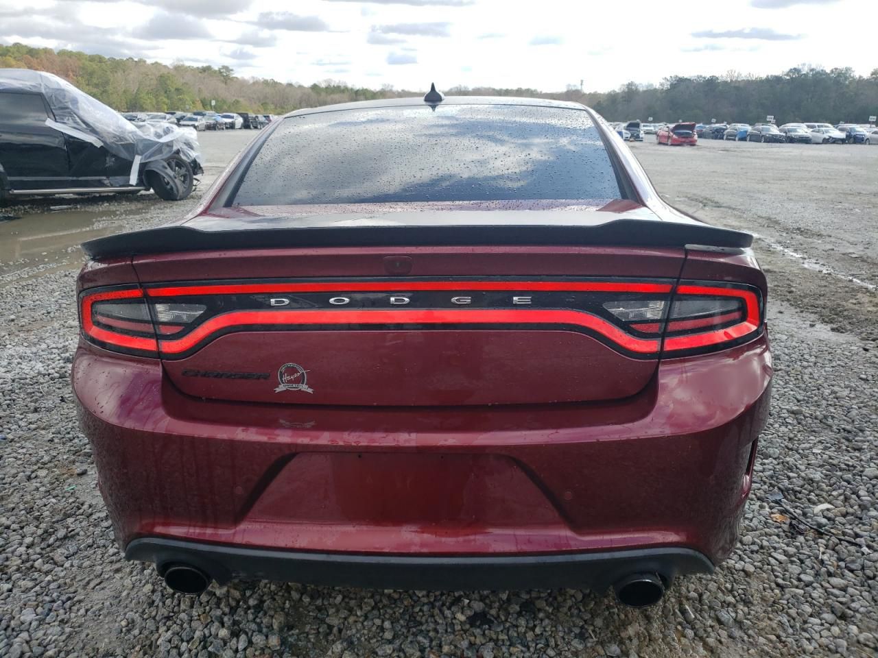 Dodge Charger R/T 392 2018 Burgundy 6.4L 8 vin: 2C3CDXGJ8JH200621