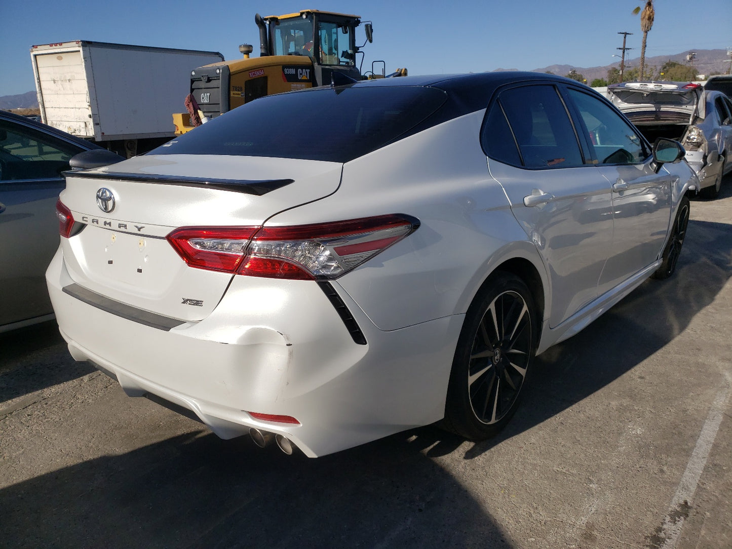 Toyota Camry XSE 6V 2020 White VIN: 4t1kz1ak2lu036060