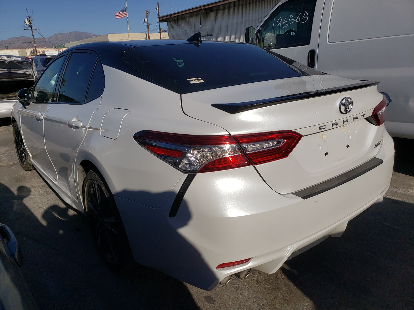 Toyota Camry XSE 6V 2020 White VIN: 4t1kz1ak2lu036060