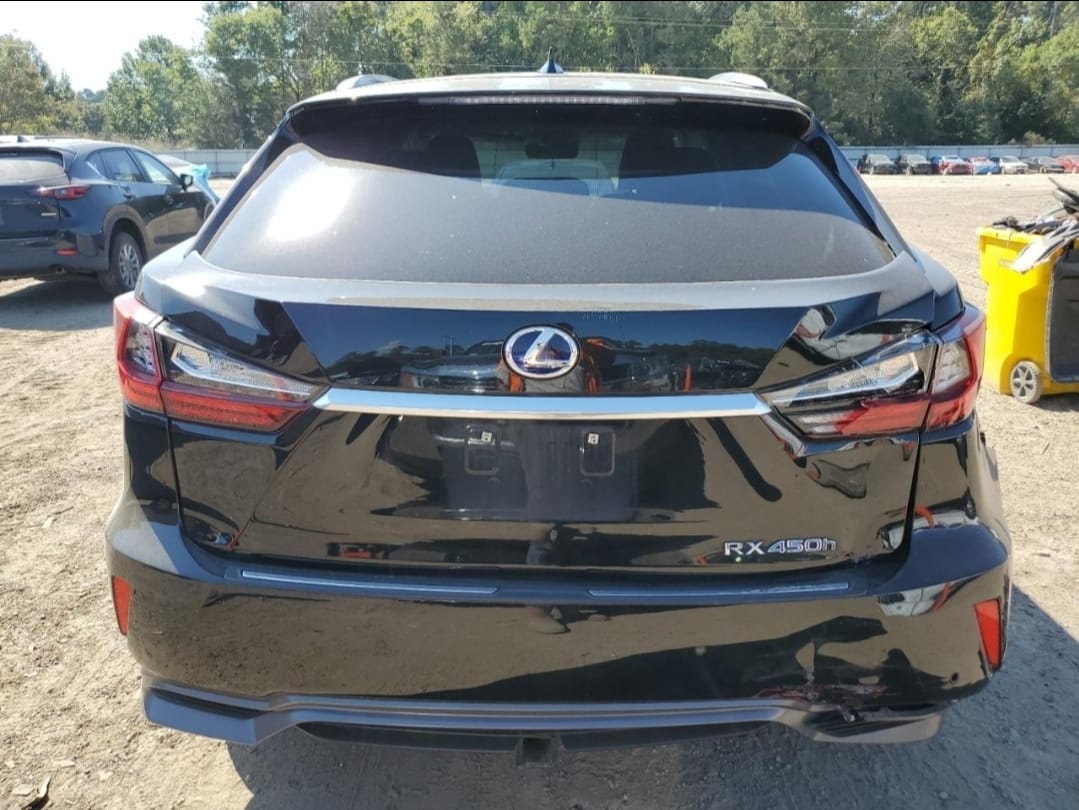 2018 Lexus RX 450h Black 3.5L V6 Hybrid AWD VIN: 2T2BGMCA6JC022555
