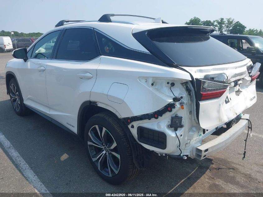 Lexus RX 450h 2022 White AWD Hybrid SUV – VIN: 2T2HGMDA3NC091105