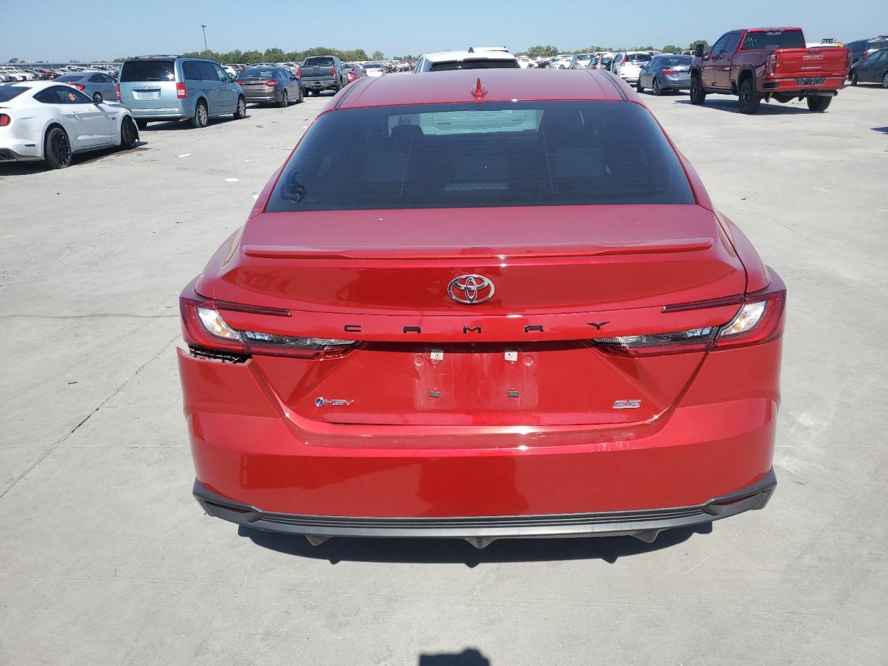 2025 TOYOTA CAMRY XSE | RED | VIN: 4T1DAACKXSU016019