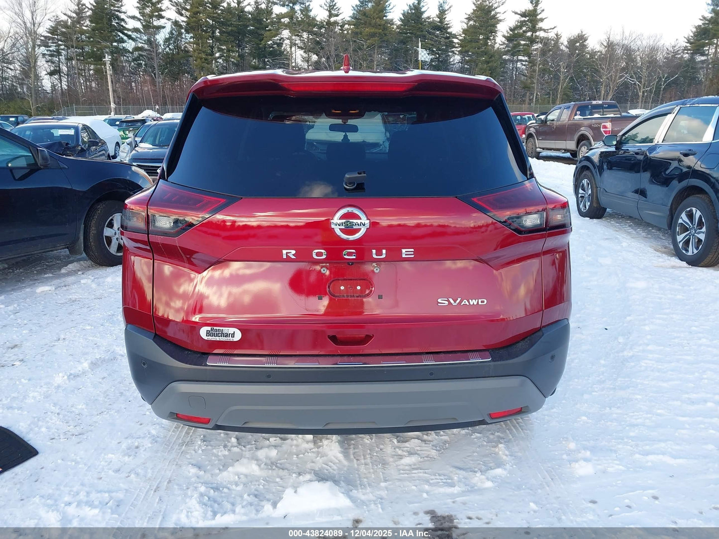 Nissan Rogue SV 2021 Maroon – 2.5L Intelligent AWD SUV | VIN: 5N1AT3BB4MC710319