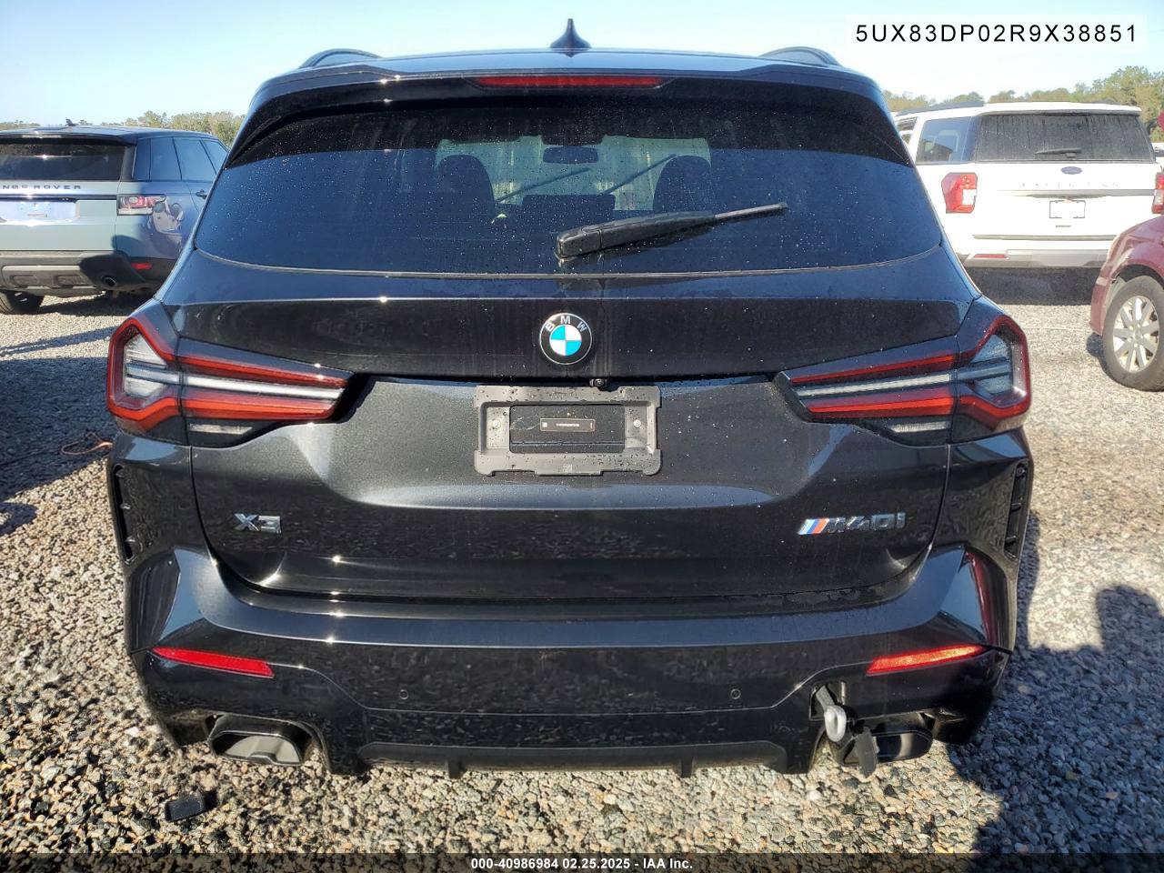 2024 BMW X3 M40i – IAAI Auction History – VIN 5UX83DP02R9X38851
