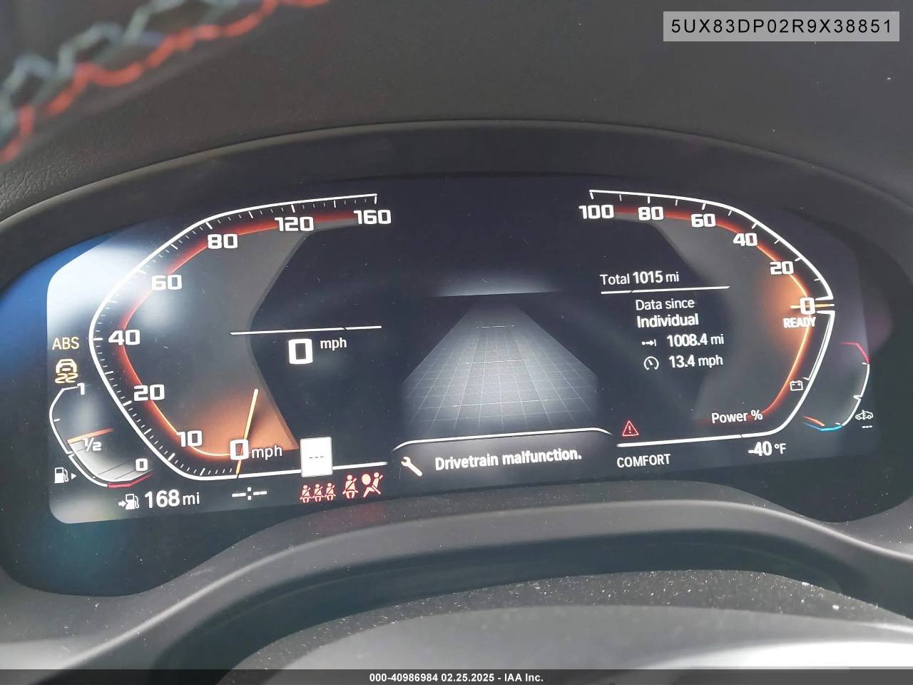 2024 BMW X3 M40i – IAAI Auction History – VIN 5UX83DP02R9X38851