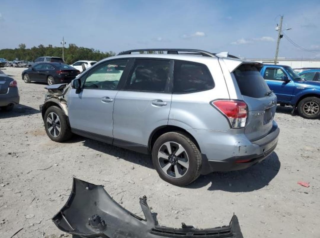 SUBARU FORESTER 2018 SILVER AUTOMATIC 2.5L JF2SJAEC4JH519264