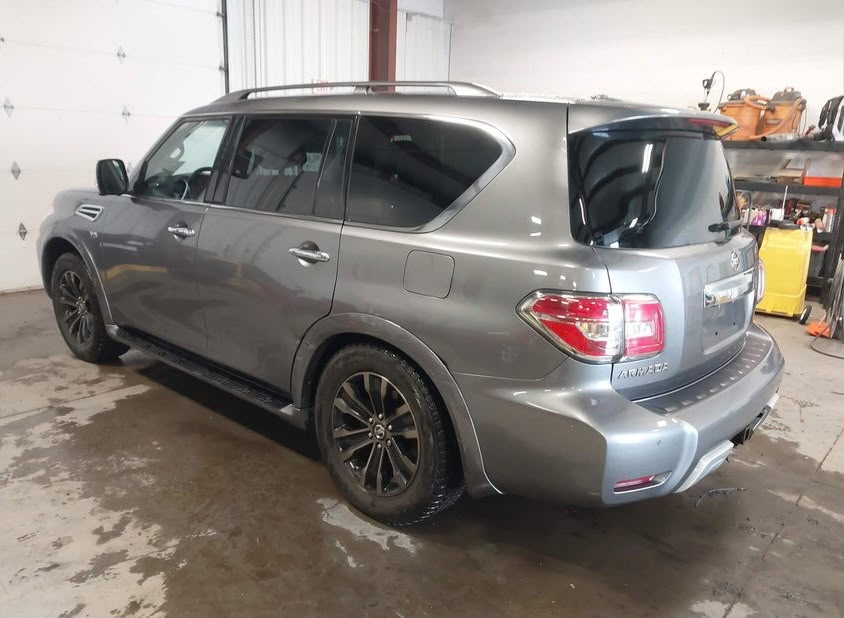 2019 Nissan Armada Platinum | Gray | 5.6L V8 4WD SUV | VIN: JN8AY2NC4K9581002