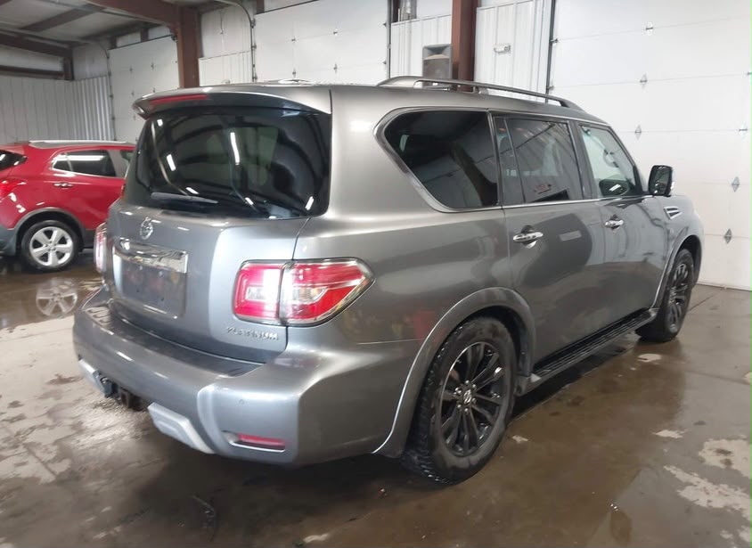 2019 Nissan Armada Platinum | Gray | 5.6L V8 4WD SUV | VIN: JN8AY2NC4K9581002