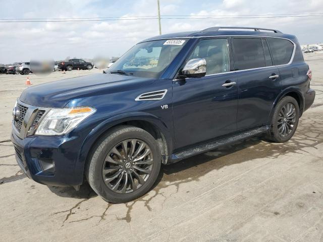 Nissan Armada Platinium 2018 Blue – 5.6L V8 AWD SUV | VIN: JN8AY2NC9JX502630