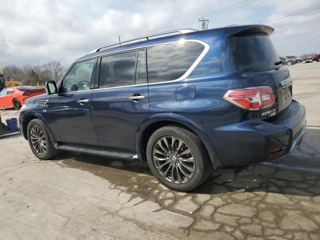 Nissan Armada Platinium 2018 Blue – 5.6L V8 AWD SUV | VIN: JN8AY2NC9JX502630