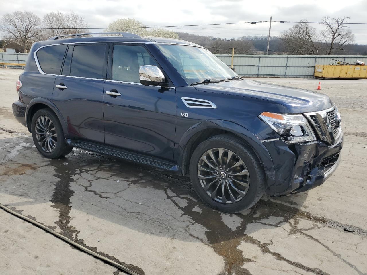 Nissan Armada Platinium 2018 Blue – 5.6L V8 AWD SUV | VIN: JN8AY2NC9JX502630