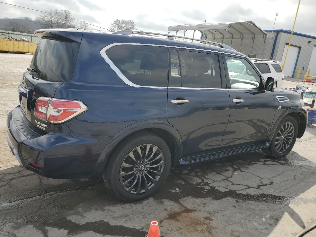 Nissan Armada Platinium 2018 Blue – 5.6L V8 AWD SUV | VIN: JN8AY2NC9JX502630