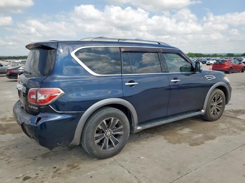 2020 Nissan Armada Platinum | Blue | 5.6L V8 AWD SUV | VIN: JN8AY2NCOL9617818