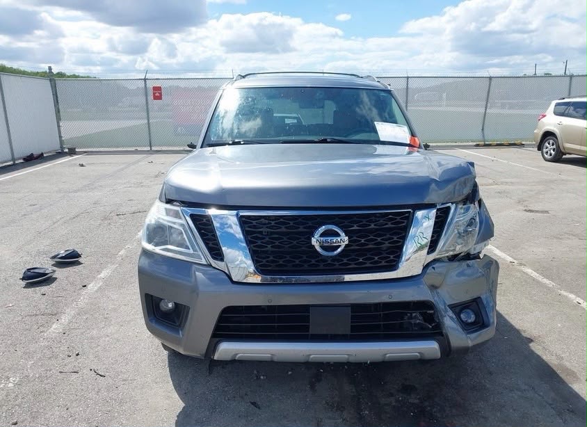 2018 Nissan Armada Platinum VIN: JN8AY2NE8J9730592 | Gray | 5.6L V8 4WD SUV