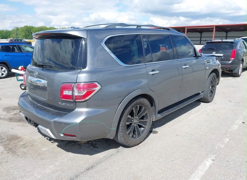 2018 Nissan Armada Platinum VIN: JN8AY2NE8J9730592 | Gray | 5.6L V8 4WD SUV