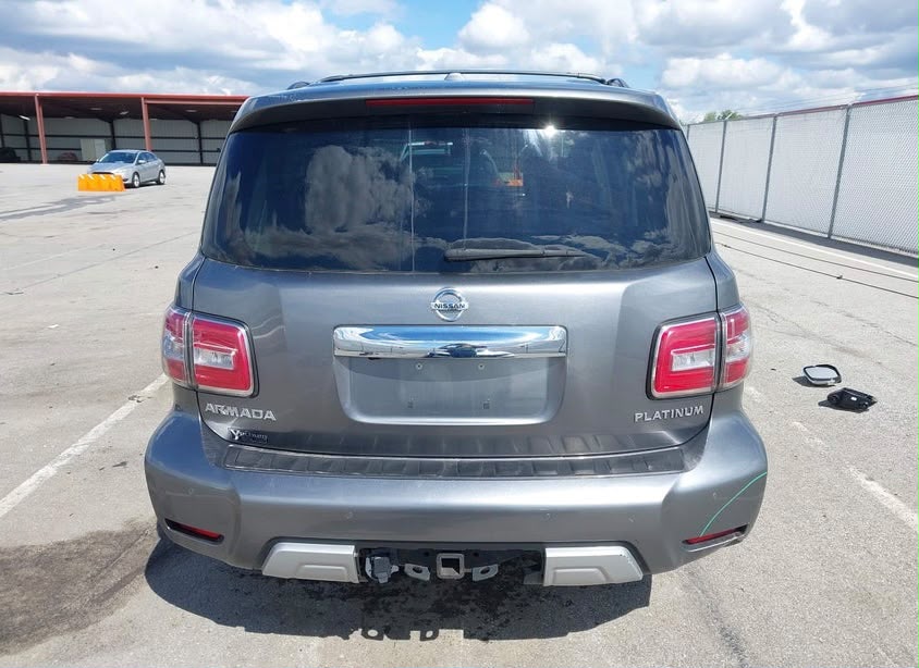 2018 Nissan Armada Platinum VIN: JN8AY2NE8J9730592 | Gray | 5.6L V8 4WD SUV