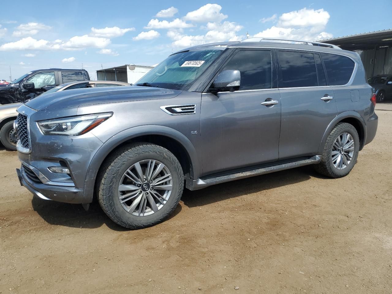 INFINITI QX80 LUXE 2019 Gray – 5.6L V8 4x4 SUV | VIN: JN8AZ2NEXK9235972