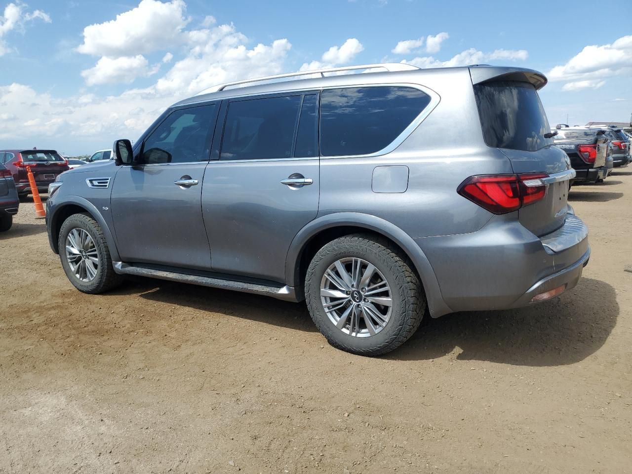 INFINITI QX80 LUXE 2019 Gray – 5.6L V8 4x4 SUV | VIN: JN8AZ2NEXK9235972