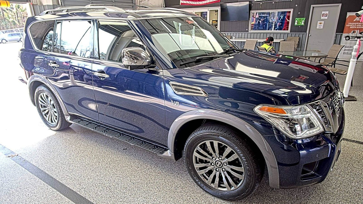 Nissan Armada Platinum 2018 Blue – 5.6L V8 AWD SUV | VIN: JNBAY2NEXJ9734062