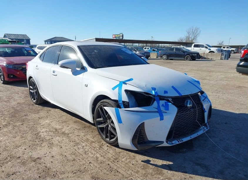 Lexus IS 350 2019 White – 3.5L V6 RWD Sedan | VIN: JTHC81D20K5035309
