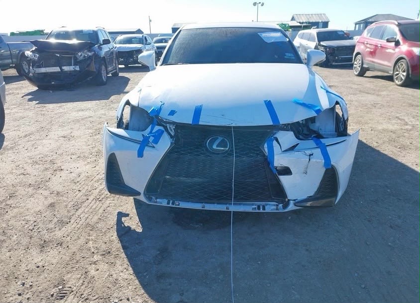 Lexus IS 350 2019 White – 3.5L V6 RWD Sedan | VIN: JTHC81D20K5035309