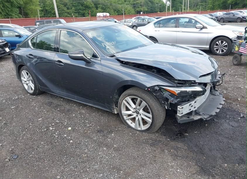 Lexus IS 350 2021 Gray – 3.5L V6 RWD Sport Sedan | VIN: JTHC81F23M5046305
