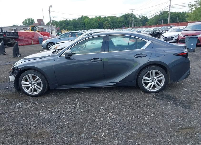 Lexus IS 350 2021 Gray – 3.5L V6 RWD Sport Sedan | VIN: JTHC81F23M5046305