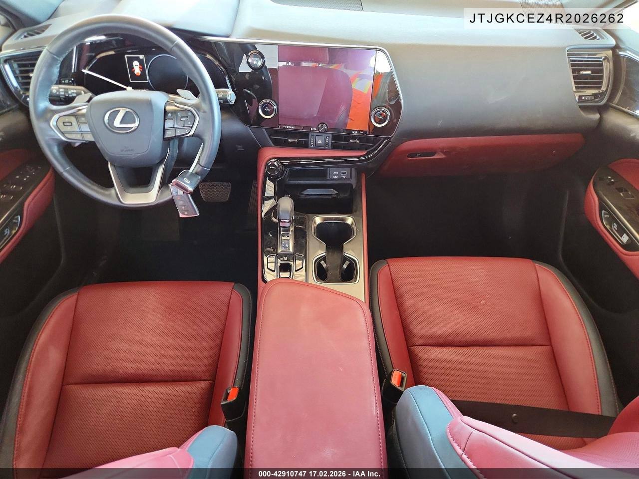 2024 Lexus NX 350h Premium – IAAI Auction History – VIN JTJGKCEZ4R2026262