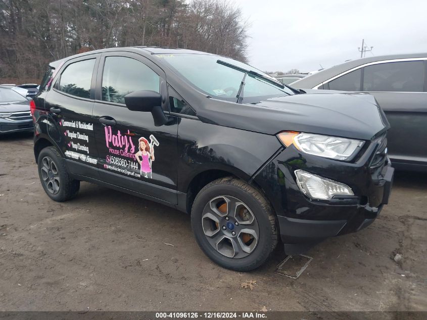Ford EcoSport S 2021 AWD 2.0L – Low Miles Salvage SUV | VIN: MAJ6S3FLXMC401881