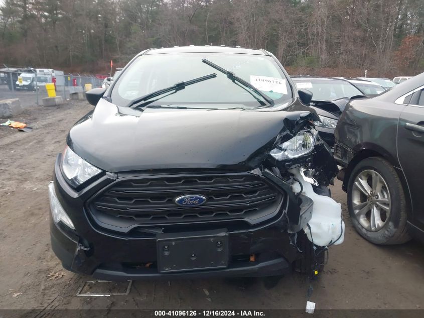 Ford EcoSport S 2021 AWD 2.0L – Low Miles Salvage SUV | VIN: MAJ6S3FLXMC401881