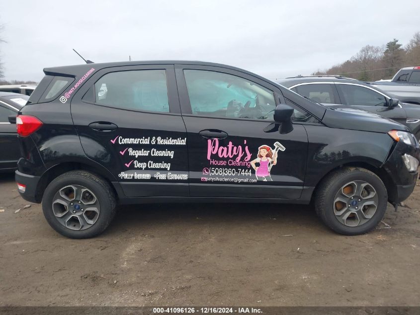 Ford EcoSport S 2021 AWD 2.0L – Low Miles Salvage SUV | VIN: MAJ6S3FLXMC401881