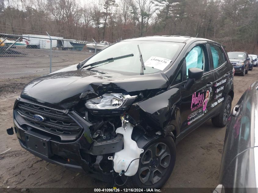 Ford EcoSport S 2021 AWD 2.0L – Low Miles Salvage SUV | VIN: MAJ6S3FLXMC401881