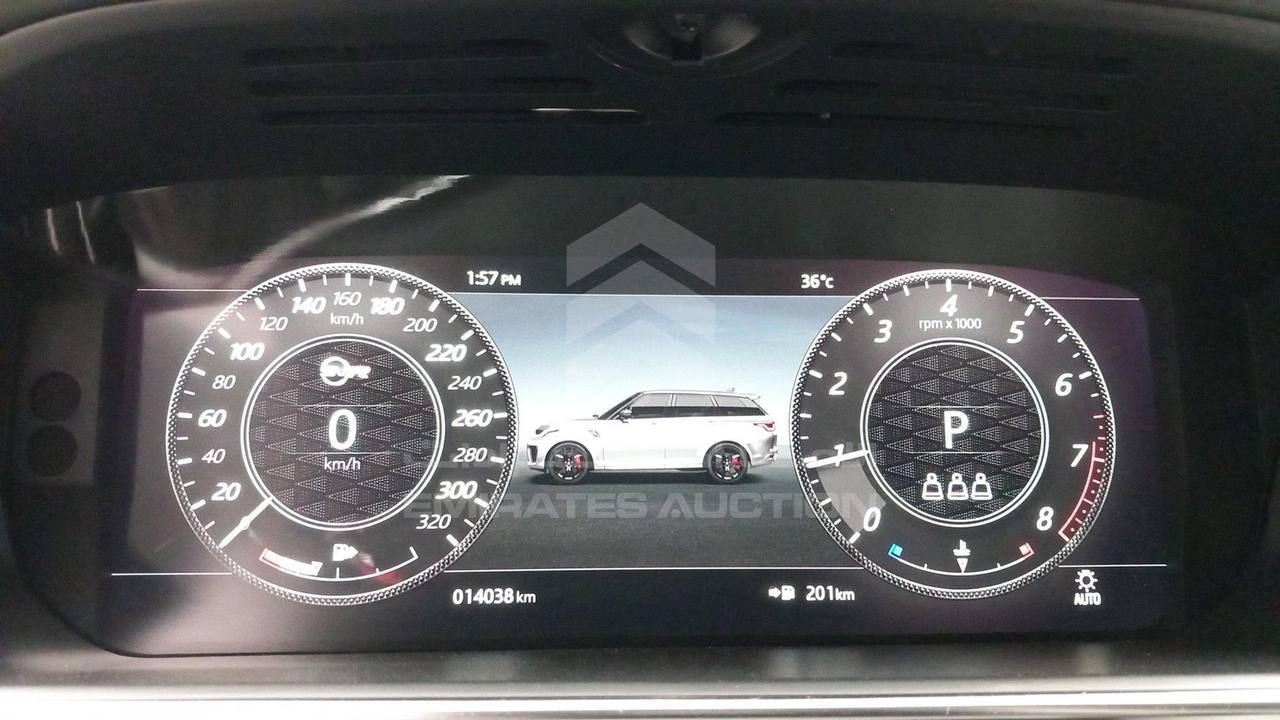2022 Range Rover Sport SVR – VIN: SALWZ2RE2NA234662  8,722 km  Emirates Auction