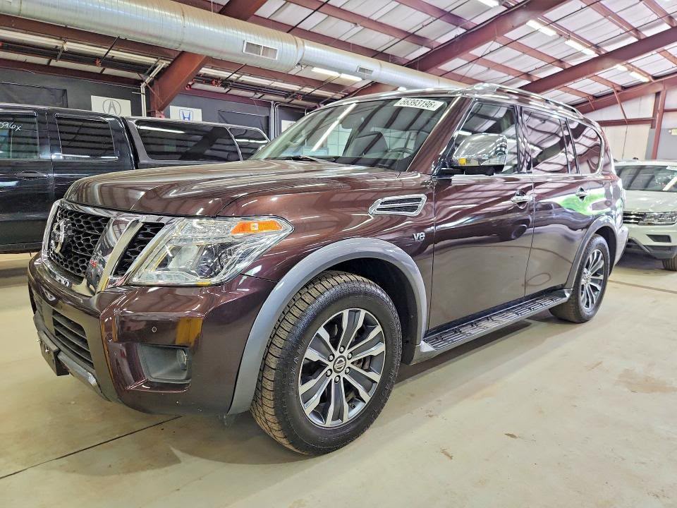 Nissan Armada Platinum 2019 Gray – 5.6L V8 AWD SUV | VIN: JN8AY2NCOKX509791