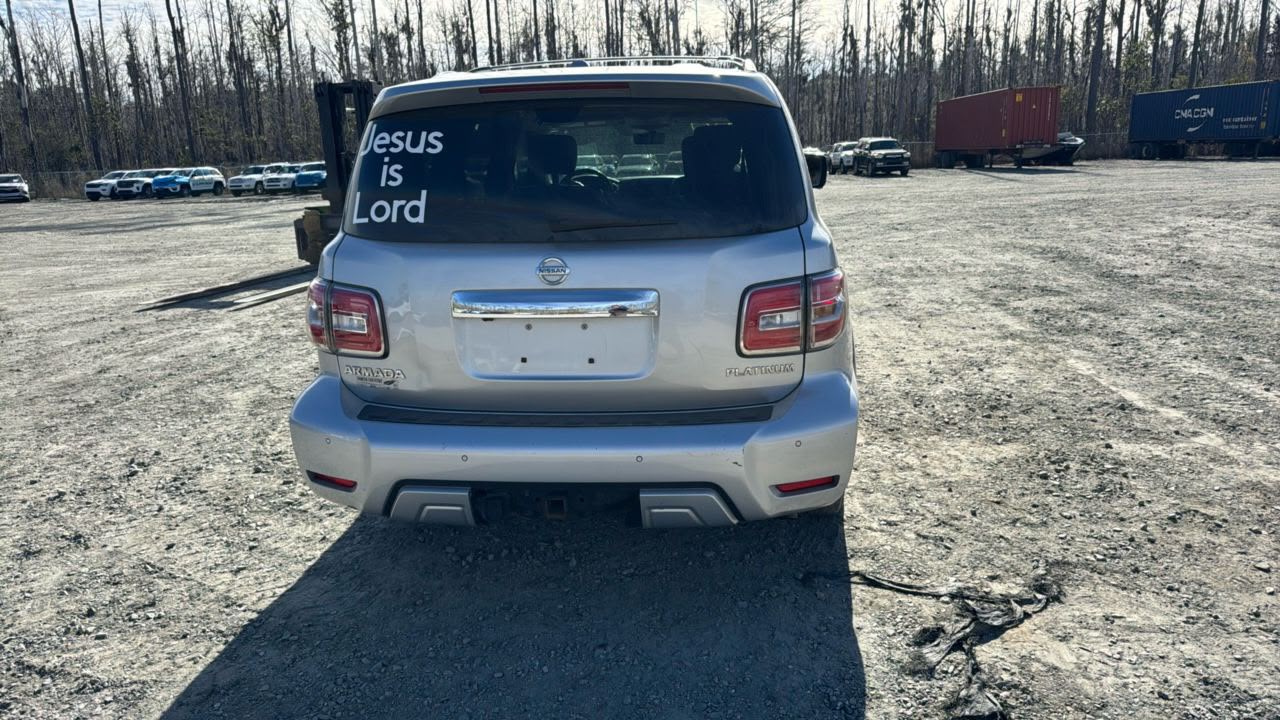 2018 Nissan Armada Platinum 4WD | Silver | 5.6L V8 SUV | VIN: JN8AY2NE1J9730269