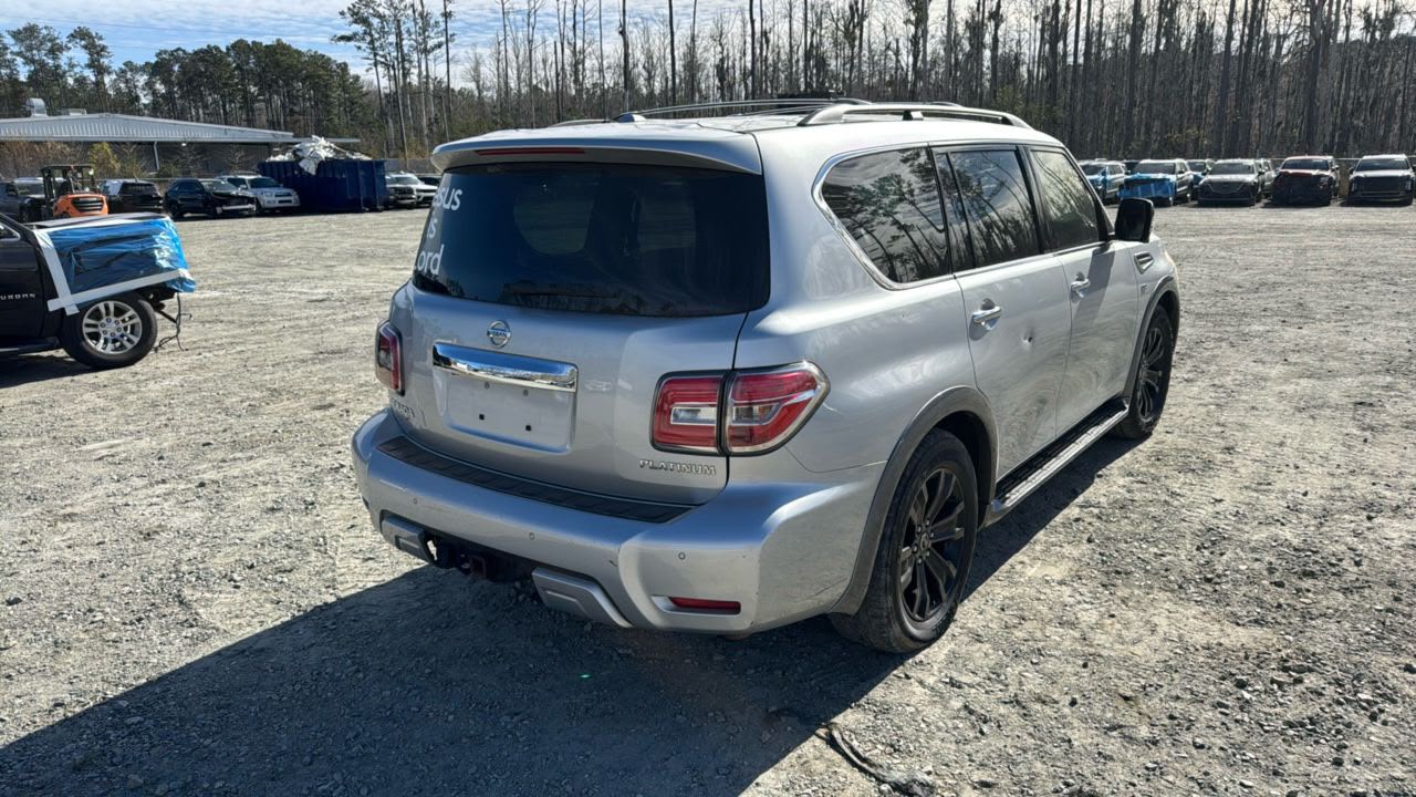 2018 Nissan Armada Platinum 4WD | Silver | 5.6L V8 SUV | VIN: JN8AY2NE1J9730269