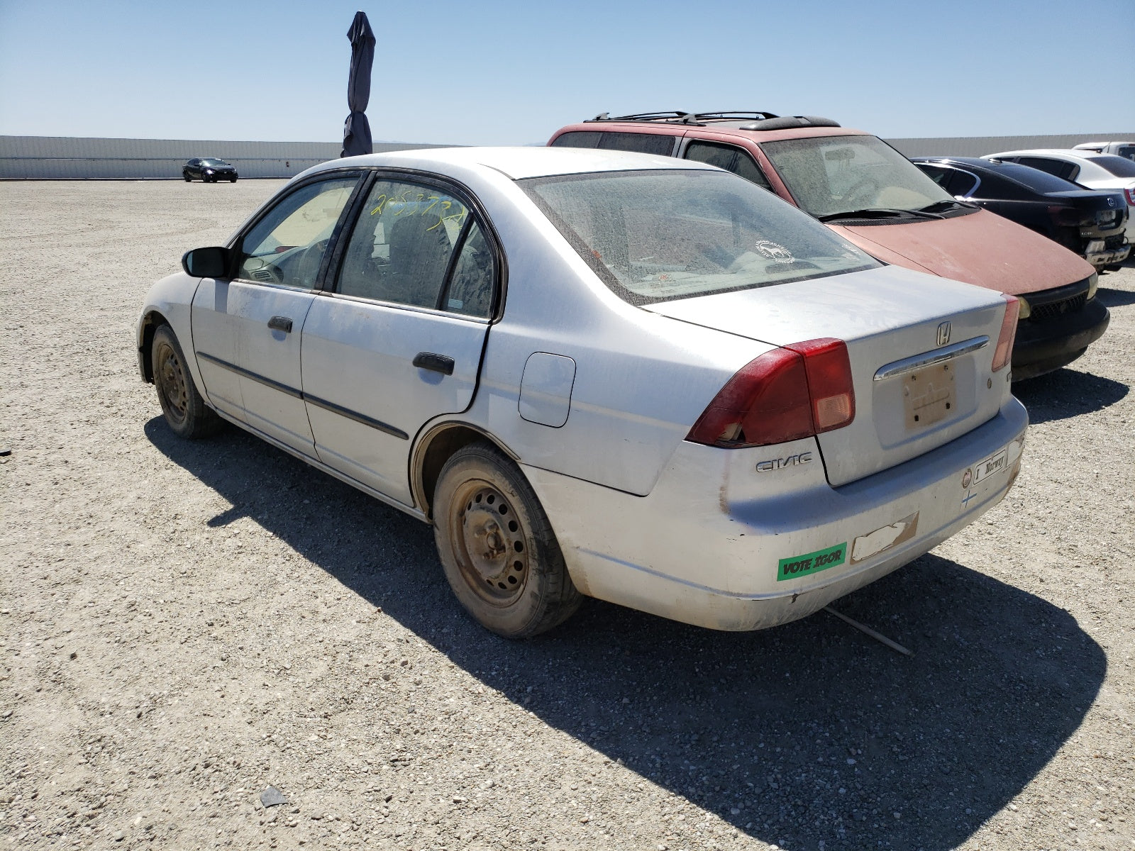 2002 HONDA CIVIC DX - 2HGES15102H541699 — photo 3