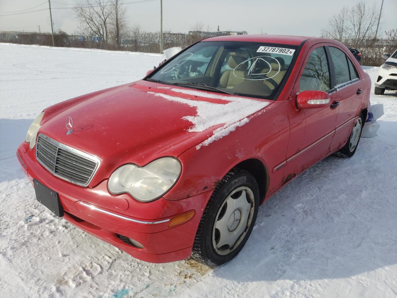 2002 MERCEDES-BENZ C 240 - WDBRF61J22F252539 — photo 2