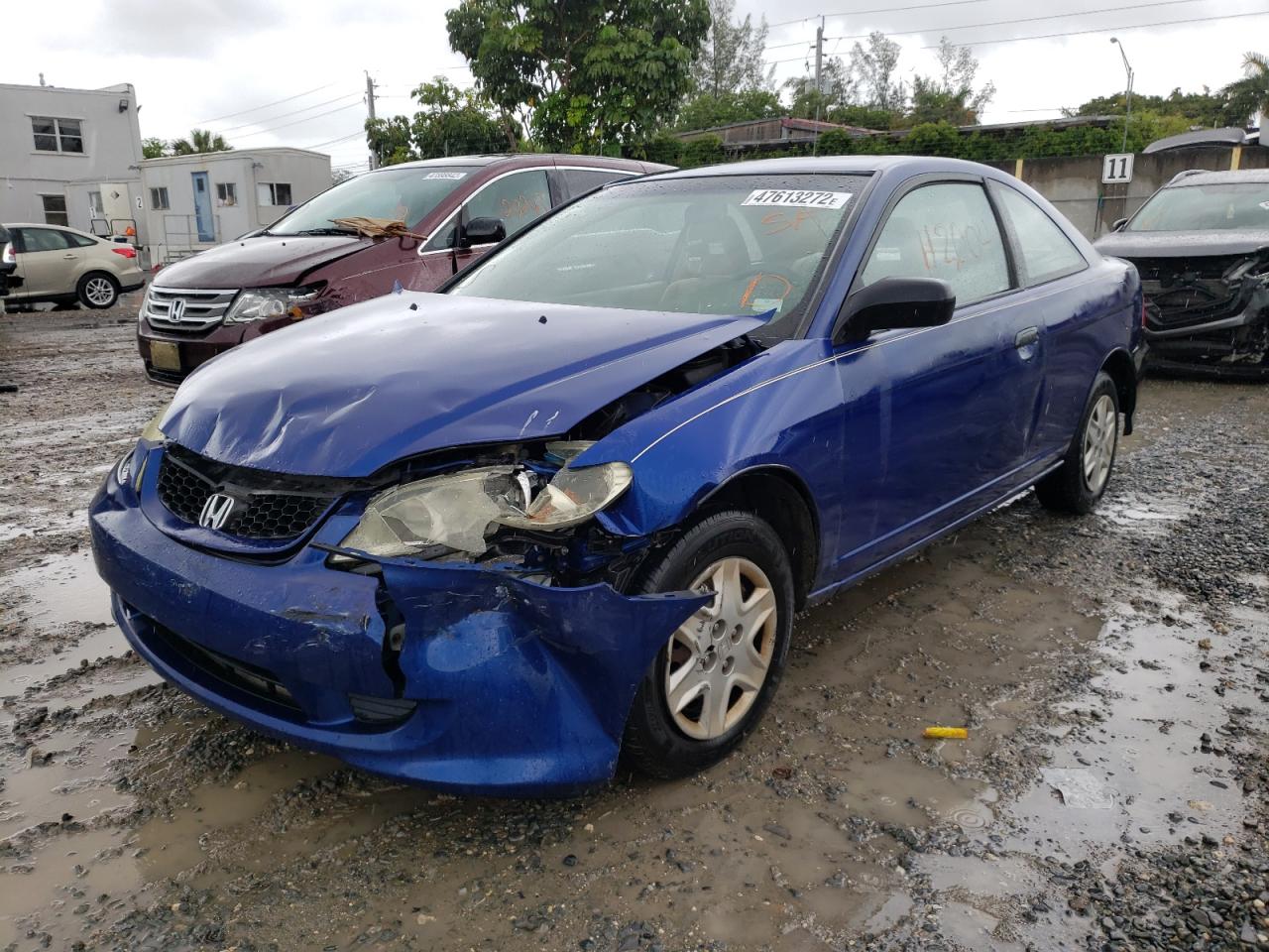 2004 HONDA CIVIC DX V - 1HGEM22154L063628 — photo 2