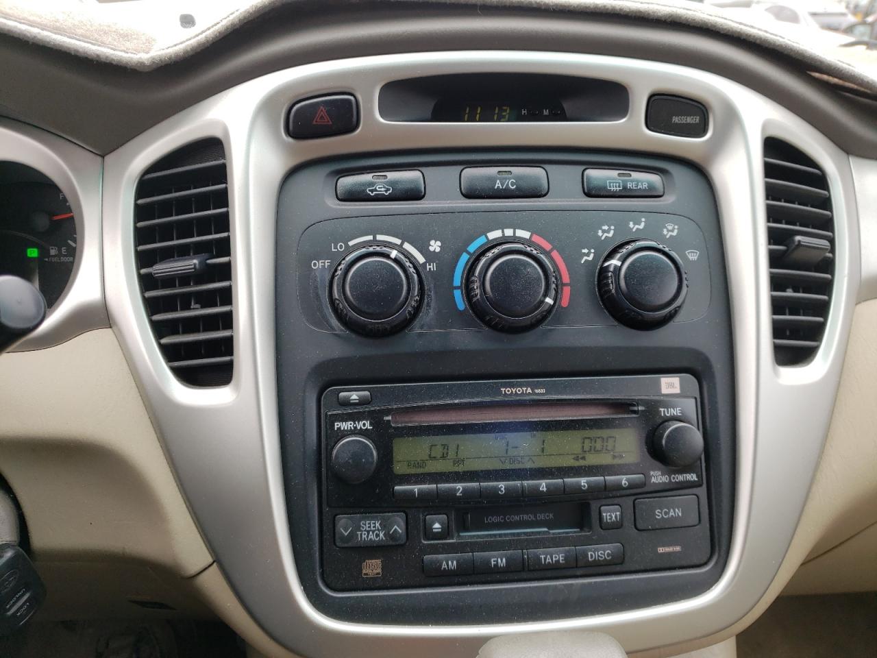 2004 TOYOTA HIGHLANDER - JTEGP21A540039200 — photo 9