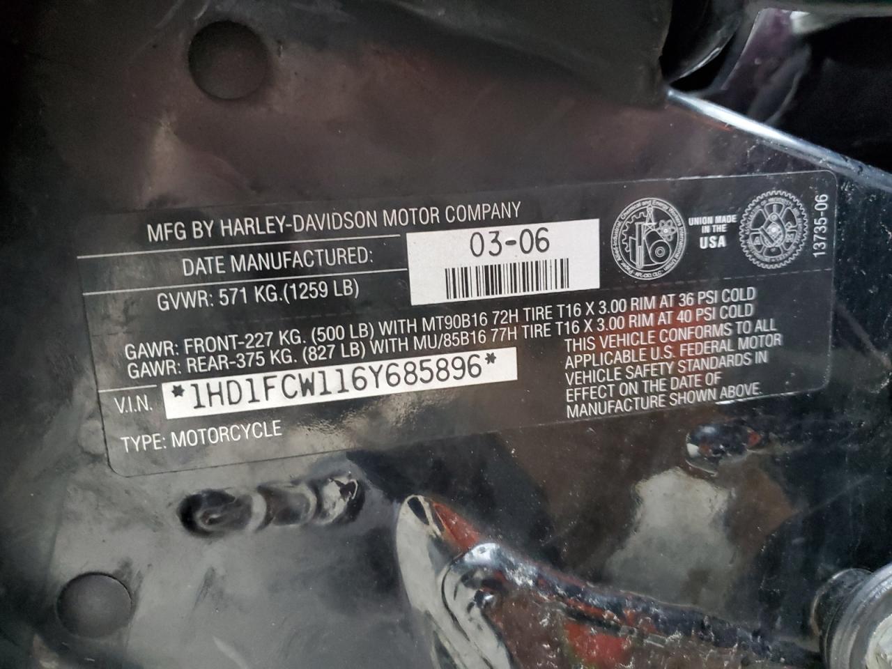 2006 HARLEY-DAVIDSON FLHTCUI - 1HD1FCW116Y685896 — photo 10