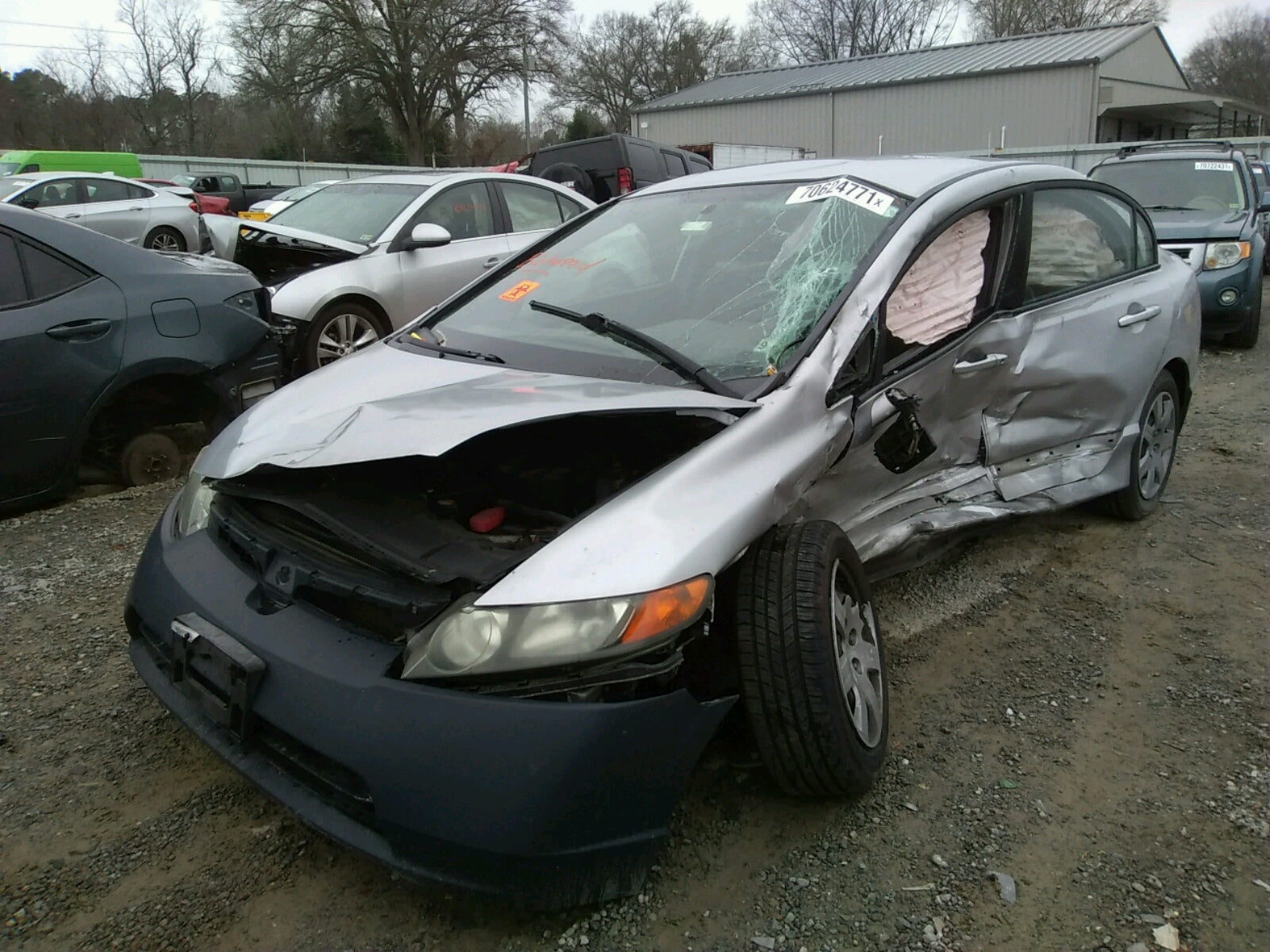 2007 HONDA CIVIC LX - 1HGFA16567L108911 — photo 2