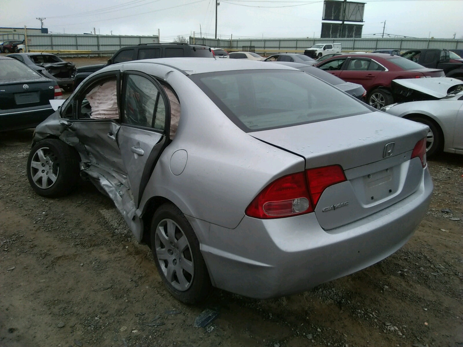 2007 HONDA CIVIC LX - 1HGFA16567L108911 — photo 3