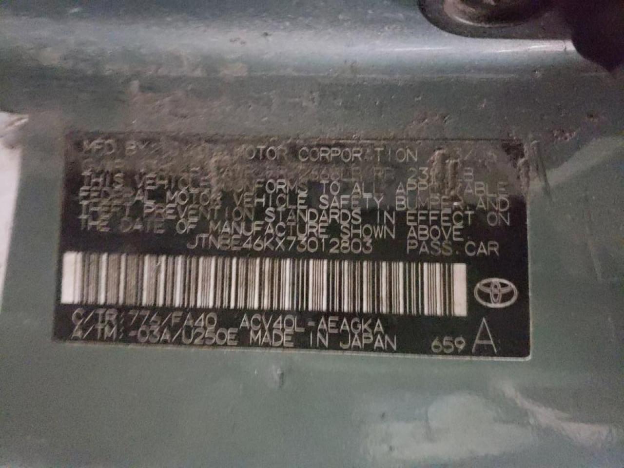 2007 TOYOTA CAMRY CE - JTNBE46KX73012803 — photo 10