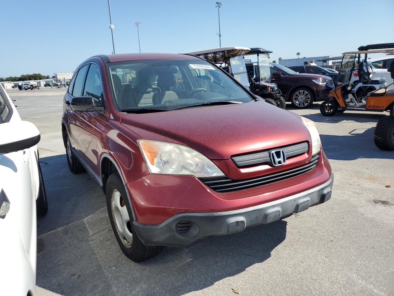 2008 HONDA CR-V LX - JHLRE38328C004475 — photo 4