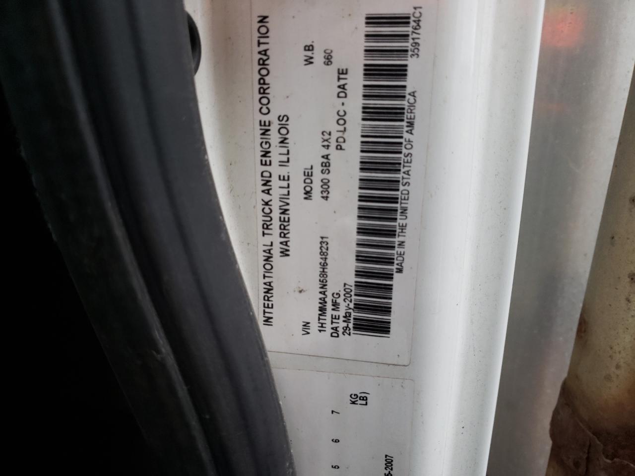 2008 INTERNATIONAL 4000 4300 - 1HTMMAAN58H648231 — photo 10
