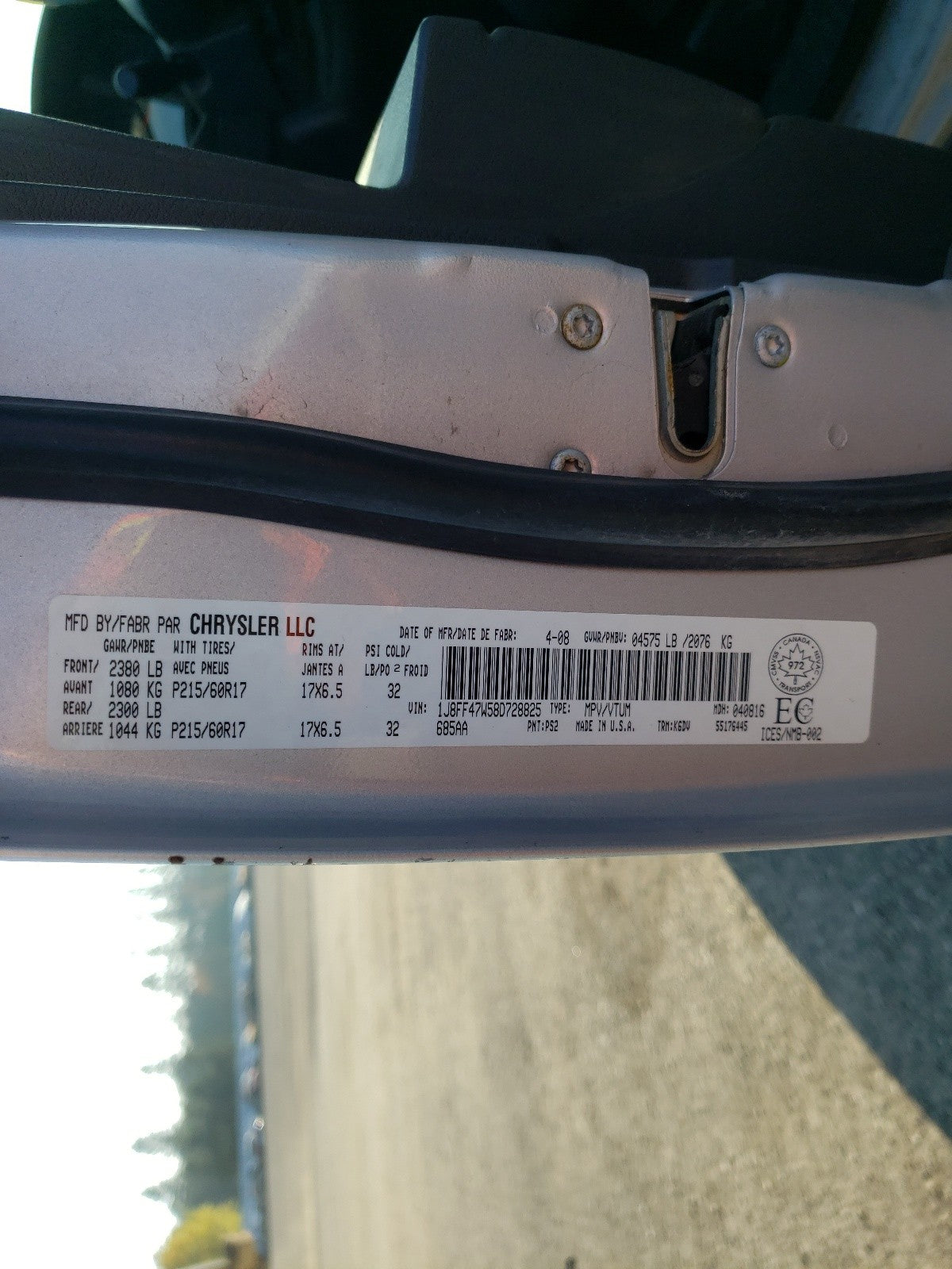 2008 JEEP COMPASS SP - 1J8FF47W58D728825 — photo 10