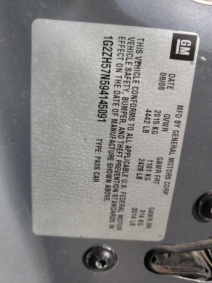 2009 PONTIAC G6 GT - 1G2ZH57N594145091 — photo 10